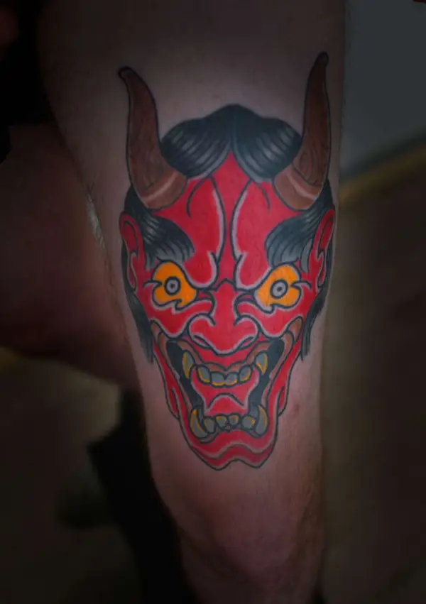 Tatouage Irezumi masque Hannya